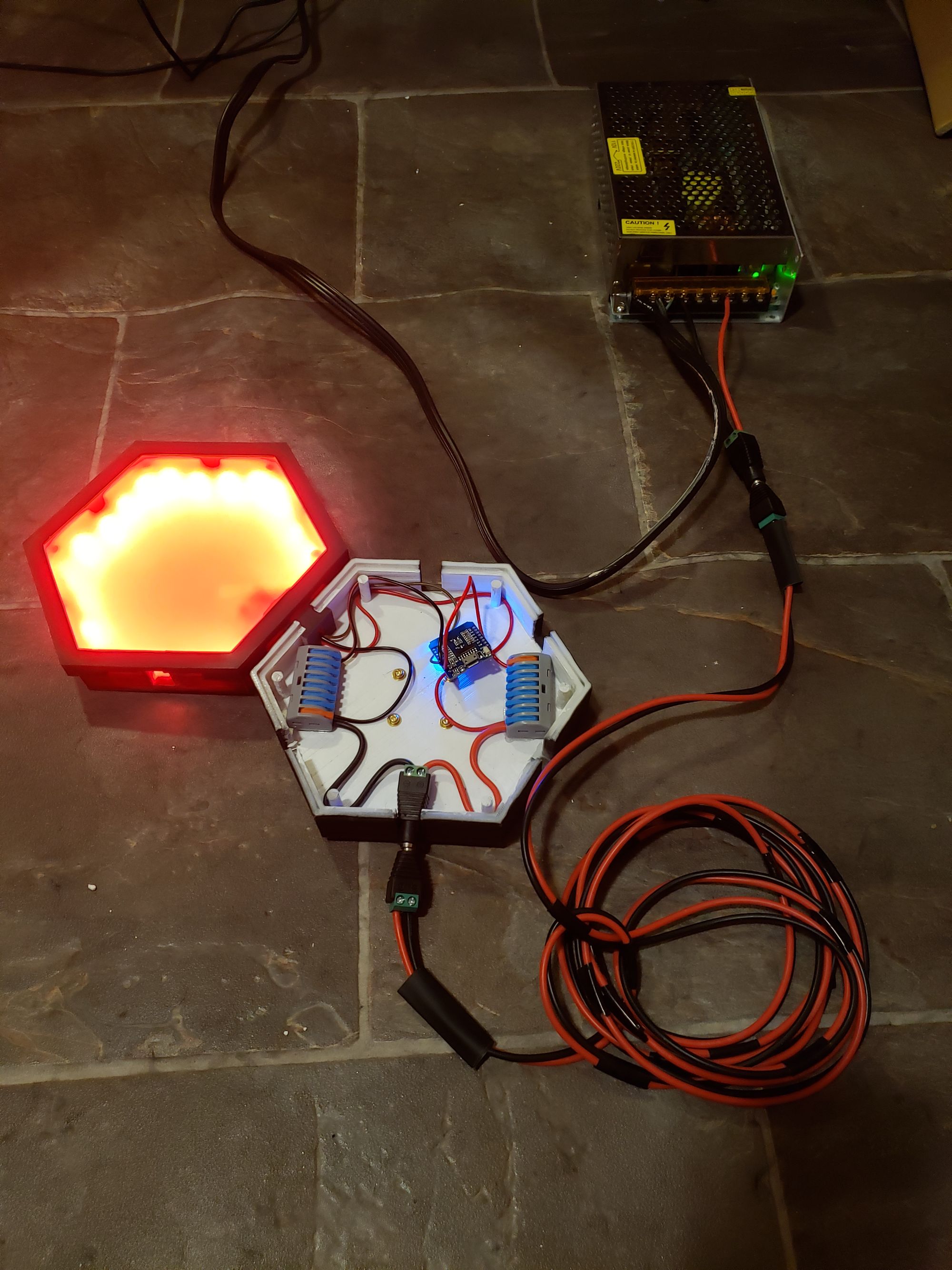 Custom RGB Hex Lights (DIY)