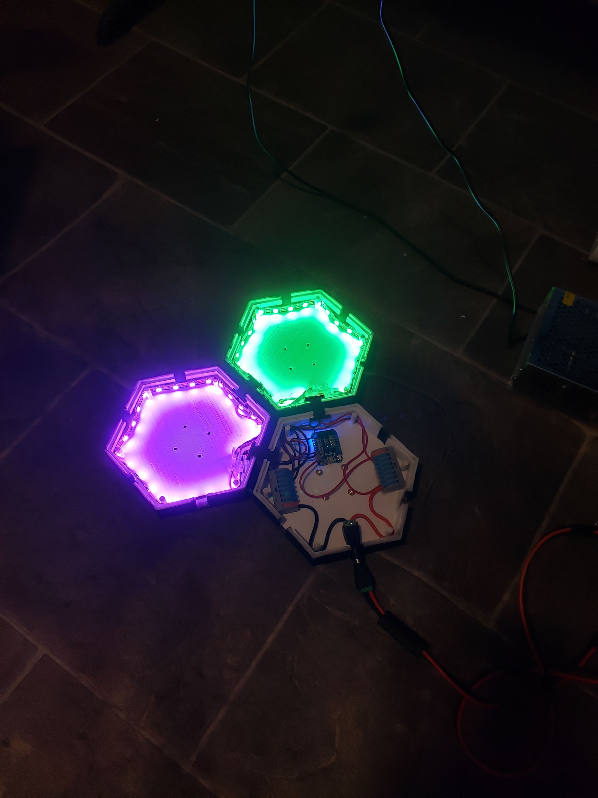 Custom RGB Hex Lights (DIY)