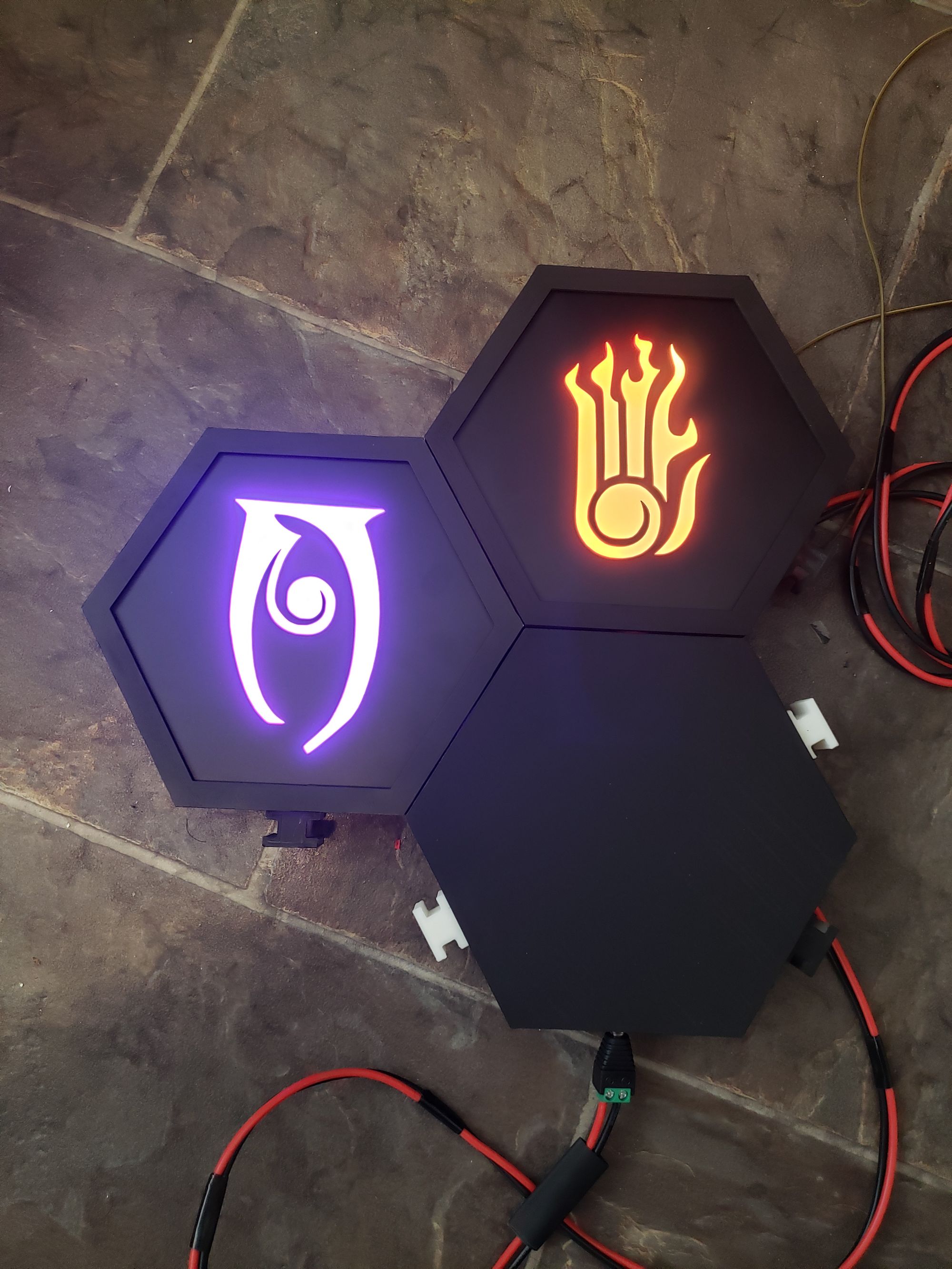 Custom RGB Hex Lights (DIY)